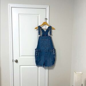 GAP Blue Denim Shortalls